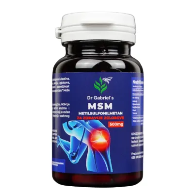 Dr. Gabriel's MSM (Metilsulfonilmetan) - 60 vegetarijanskih kapsula