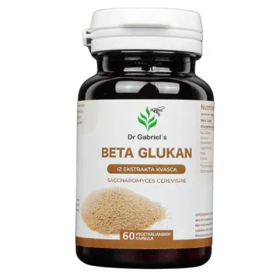 Dr. Gabriel's Beta glucan – 60 vegetarijanskih kapsula