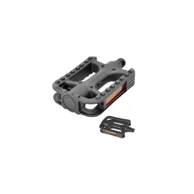 PLANET BIKE Pedale city pvc sa ležajem fp-804, Crne