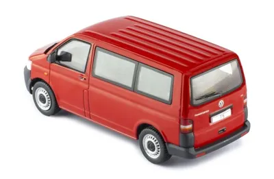 Ixo Model kamiona Volkswagen T5 2003, Crveni