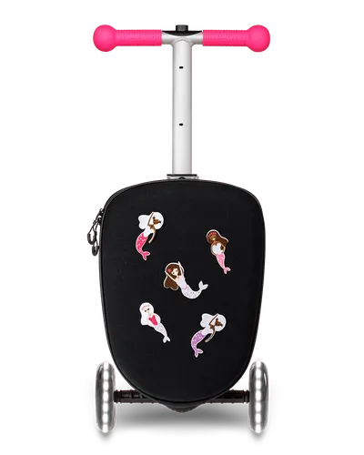 Micro Prtljag za romobil Junior Patch & Play, Roze