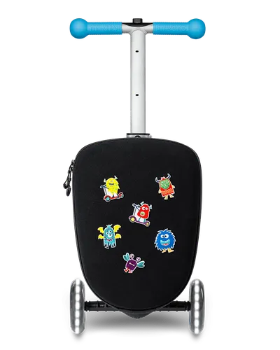 Micro Prtljag za romobil Junior Patch & Play, Plavi
