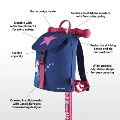 Micro Ruksak Unicorn S, Teget