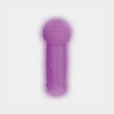Micro Gumene ručke za romobil Maxi Glow Luminous, Ljubičaste