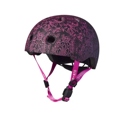 Micro Kaciga Mandala-Purple M, Crno-roze
