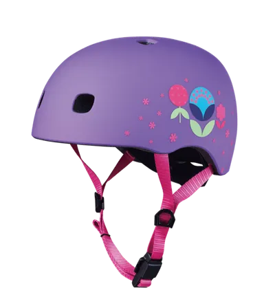 Micro Kaciga Floral Purple M, Ljubičasta