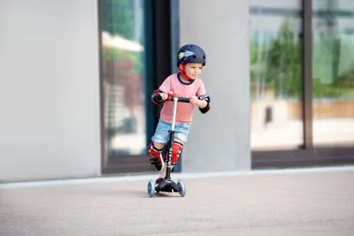 Micro Štitnici za kolena i laktove Rocket S New Colo, Crveni