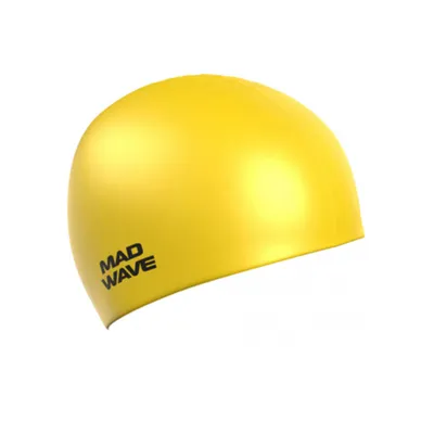 Mad Wave Silikonska kapa za plivanje M0535 Intensive, Žuta