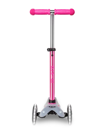 Micro Romobil Mini Deluxe Flux LED Neochrome, Roze