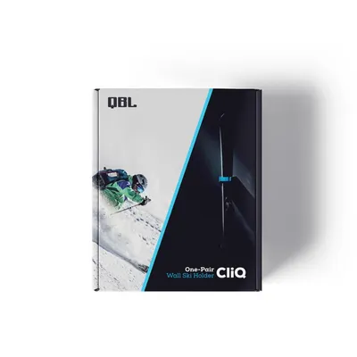Qbl QBL Zidni nosači CLIQ 1 par skija, 110mm