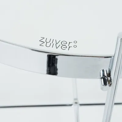 Zuiver Stol za kafu Cupid, S, srebrne boje