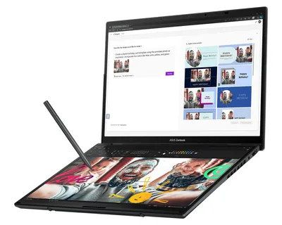 Asus laptop Zenbook 14 DUO OLED UX8406CA-PZ042X, 14" 3K OLED, Ultra 9 285H, 32GB, SSD, 2TB, Win11 Pro, tamna boja