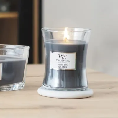WoodWick Mirisna svijeća Classic Evening Onyx, srednja