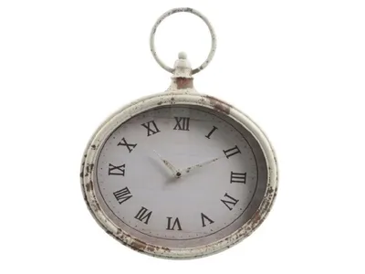 Sat zidni Antique 7140166, Metalni, Bež
