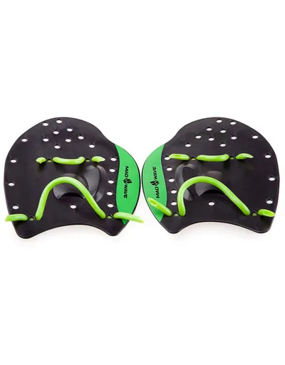 Mad Wave Lopatice za plivanje Paddles Pro, Crno-zelene