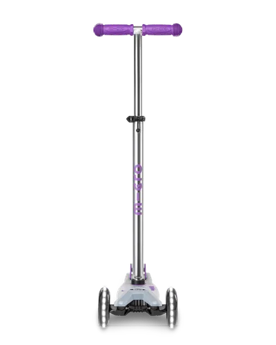 Maxi Trotinet Micro Deluxe Flux, LED, Ljubičasti