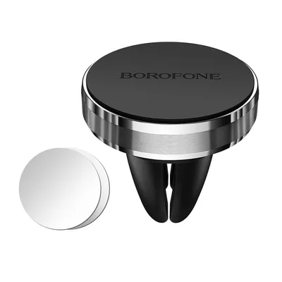 Borofone Univerzalni magnetni auto držač nosač za mobitel, Crni