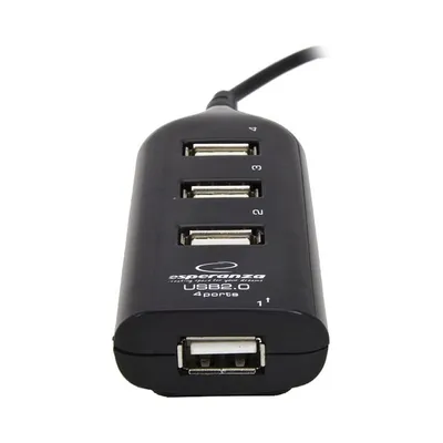 Esperanza USB HUB, Crna