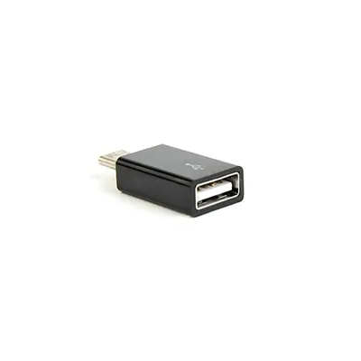 Gembird USB 2.0 Type-C adapter, Crni