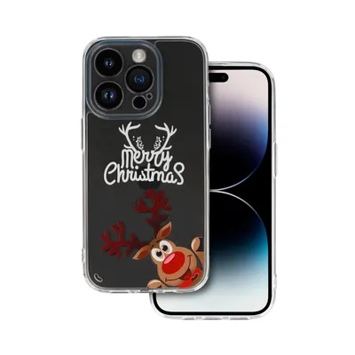 Tel Protect Zaštitna maska  BOŽIĆNA maska ZA iPhone 15 PRO, Providna