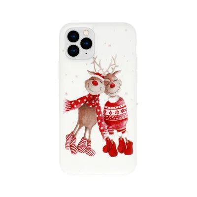 Tel Protect Zaštitna maska  BOŽIĆNA NAVLAKA ZA iPhone 11 PRO, Bijela