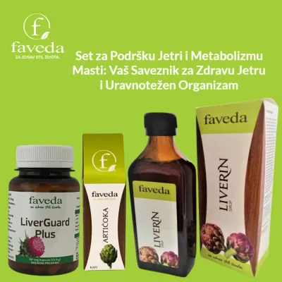 Set za Podršku Jetri i Metabolizmu Masti: Vaš Saveznik za Zdravu Jetru i Uravnotežen Organizam
