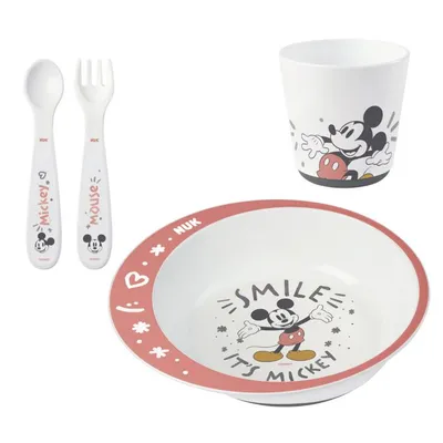 NUK Disney Mickey Mouse set za jelo, Bijela