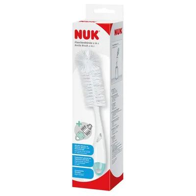 NUK Četka za bocu 2u1, Bijela