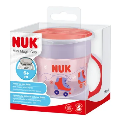 NUK Mini Magic Cup 6mj+, Crvena