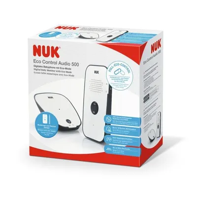 NUK Bebifon alarm eco Control Audio 500, Bijeli