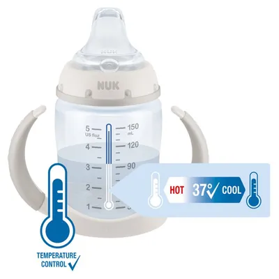 NUK Boca za učiti piti Minnie Mouse sa indikatorom temperature 150 ml, Crvena