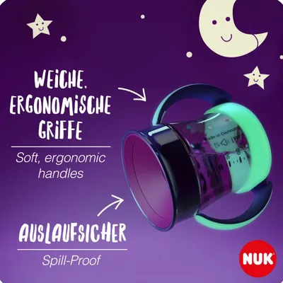 NUK Mini Magic Cup - svijetli u mraku, Plava