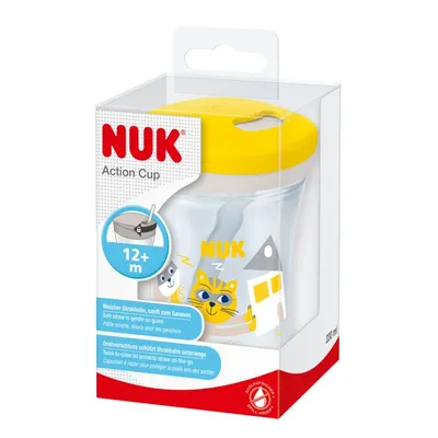NUK Evolution action cup 12mj+, Žuta