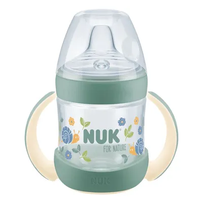 NUK For Nature boca za učiti piti sa indikatorom temperature 150 ml, Zelena