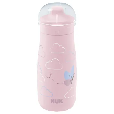 NUK Mini-Me sip boca za piti, 300 ml 9+m, Roze
