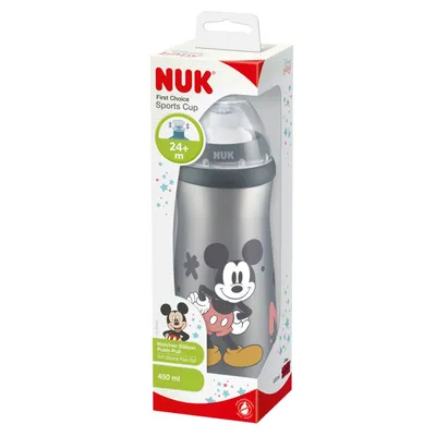 NUK Sports Cup Mickey Mouse 24M, Siva