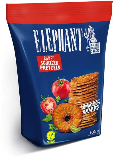 ELEPHANT Pereci s paradajzom i začinskim biljem, 160 g