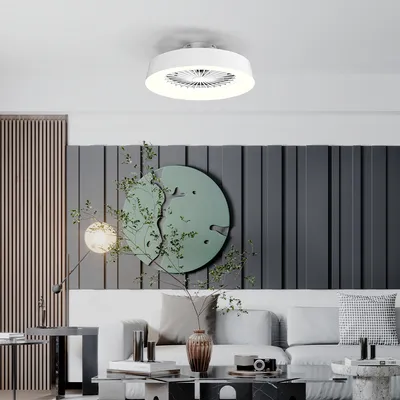 MASS-light LED Plafonjera sa ventilatorom Detroit ML-08030C01-30W, Bijela