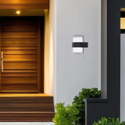 E-light Zidna lampa E-light Beryl EL-W4-67 6W 4000K okrugla, Antracit