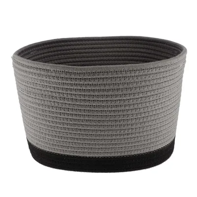 Tendance Pletena košara, 32x25 cm, Siva