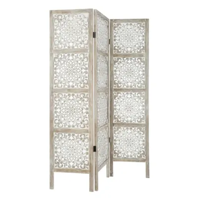 Atmosphera Paravan Etnik, 120x2.1x169 cm, Bijeli