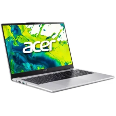Acer Laptop Aspire Lite AL15-45P-R3PJ, 15.6" FHD IPS, AMD Ryzen 5 5500U, 8GB, 512GB, Windows 11, Sivi