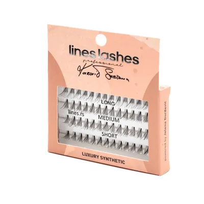 Lines Individualne trepavice Snežana Karović, Single Mix, Crne