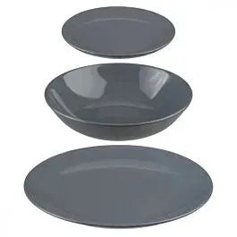 Atmosfera Set za ručavanje Colorama Secret de Gourmet 154520C, 18 komada, Sivi