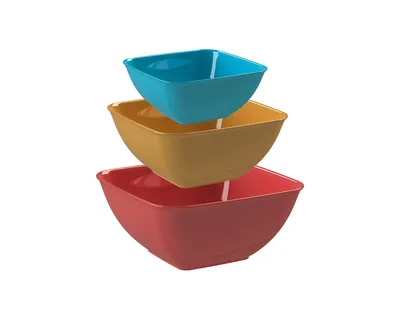 Fora Set posuda Delta, 3 komada, Šarene