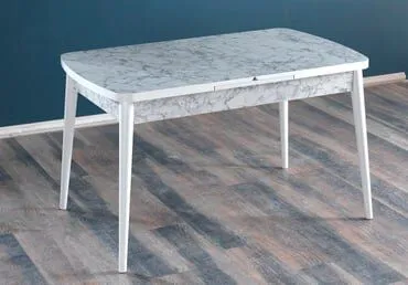 Mymassa Lux Carrara trepezarijski sto bijeli mermer