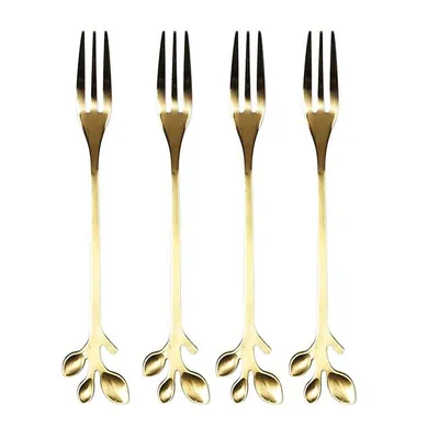 Milleryfr Desertne viljuške X4 KA6148, 4 komada, Zlatne