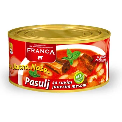 Franca Grah sa suhim junećim mesom, 400 g