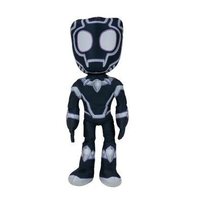 Spidey and amazing friends Plišana igračka sa zvukom Black Panther, 40cm, Siva