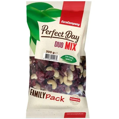 EuroCompany99 Duo mix indijski oraščić i brusnica Family Pack, 300 g